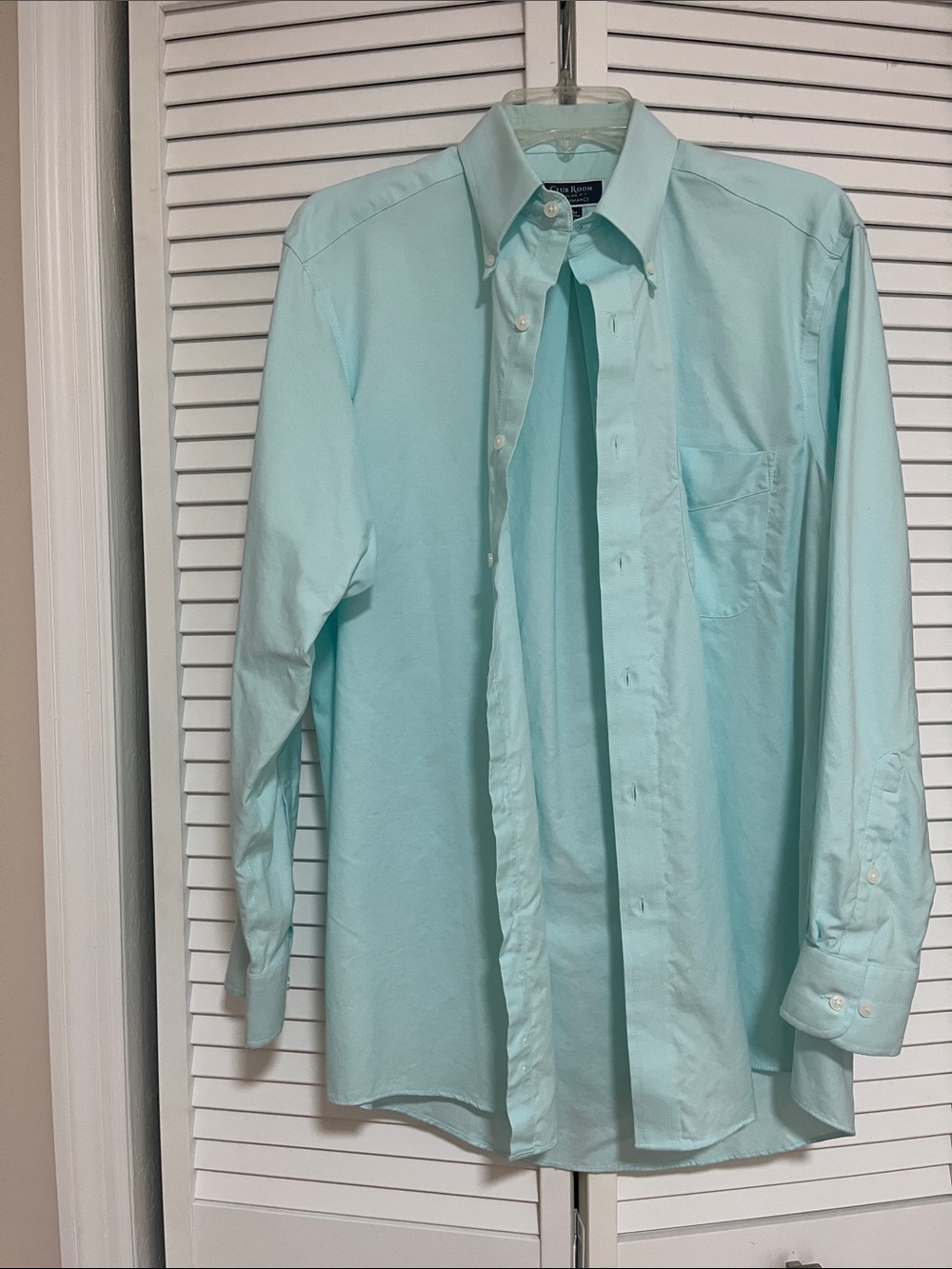 Club Room Mint Green Button-Down Dress Shirt